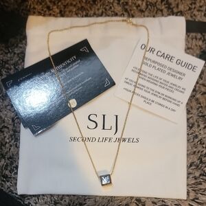 LV Pendant Necklace NEW Never Worn